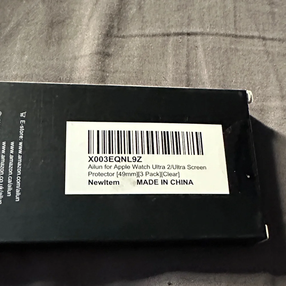 New Ailun Glass Screen Protector for Apple Watch Set of 3